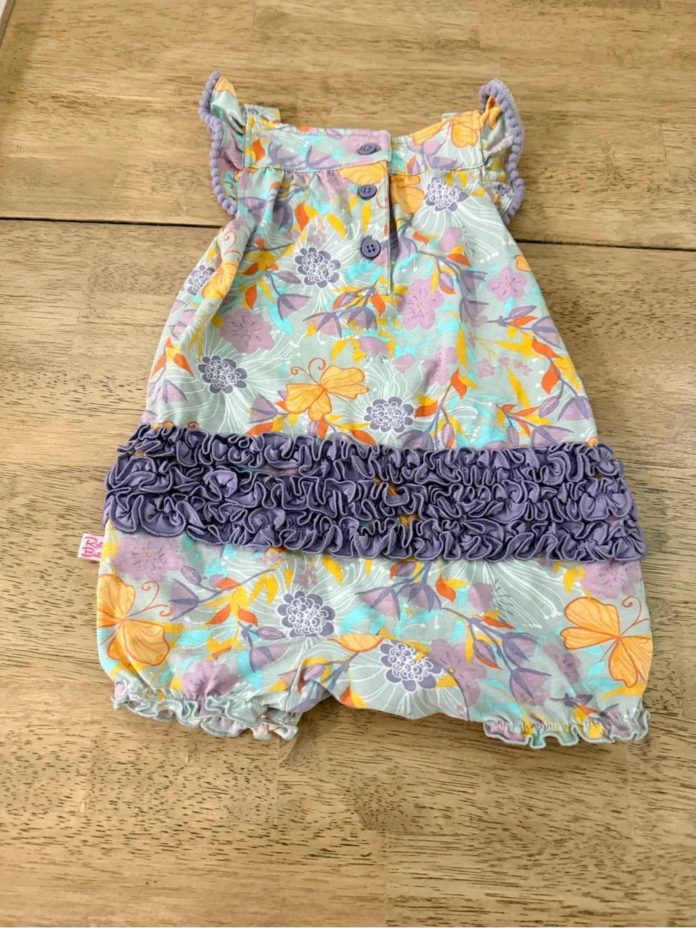 Rufflebutts romper 6/12M EUC